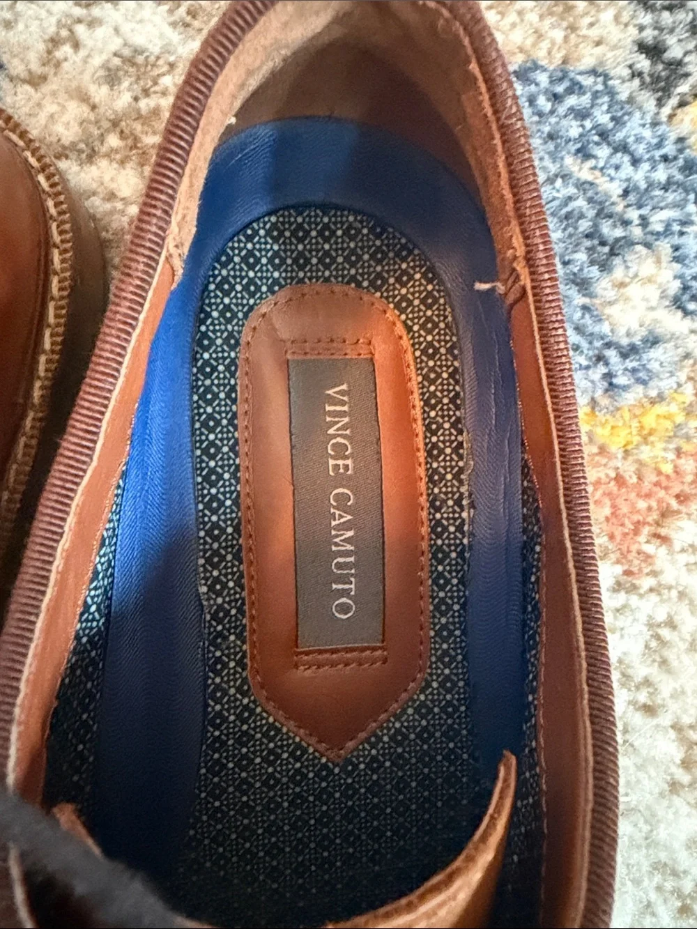 Vince Camino Men's Leather Derby Shoes in Brown